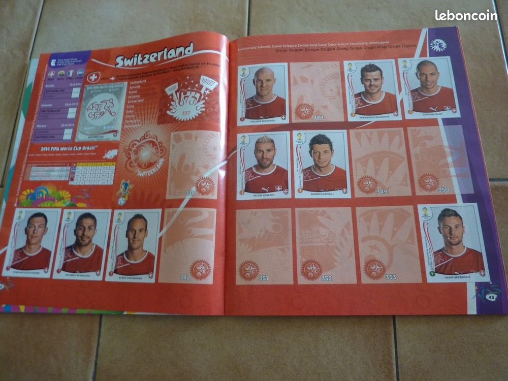Album Autocollant Coupe Du Monde 1950 (Brésil) COMPLET 232/232 - Couverture Rigide - Neuf