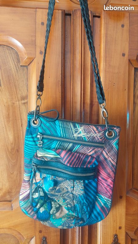 Sac bandouliere desigual multicolore Accessoires Bagagerie