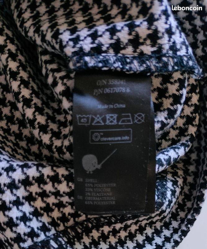 Monki - Jupe mi-longue avec liens à la taille - Noir à pois blancs
