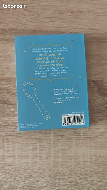 Livre "400 recettes pour bébé" (image 5)