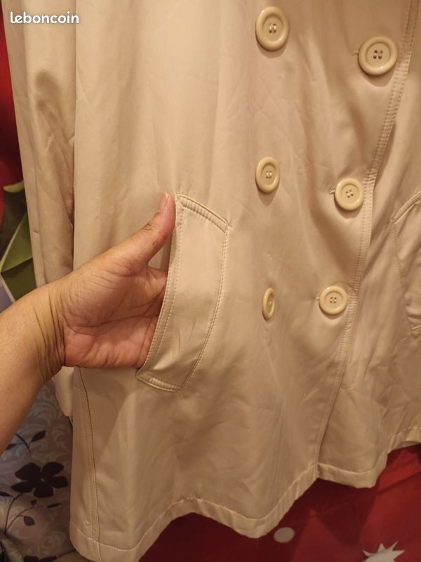 Veste trench t 48 /50 neuf mengdiou (image 2)