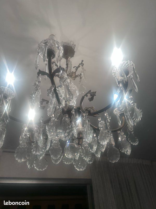 Lustre ancien style Louis XV (image 1)