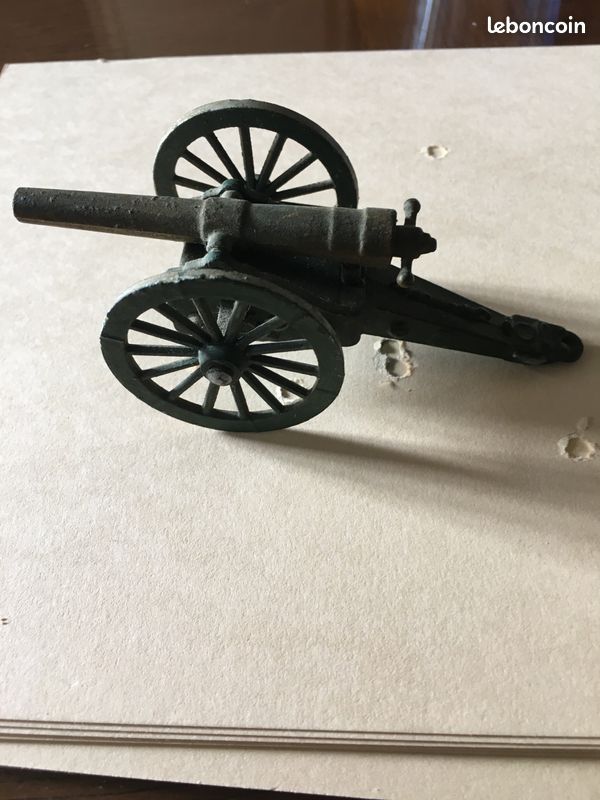 JG France canon ancien Lot de 2 jouet en métal tintoy gun JG France canon ancien Lot de 2 jouet en métal tintoy gun
