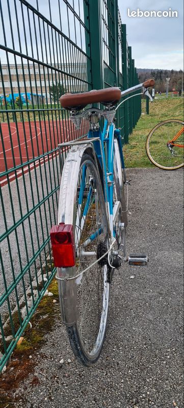Velo vintage femme bleu rénové (image 6)
