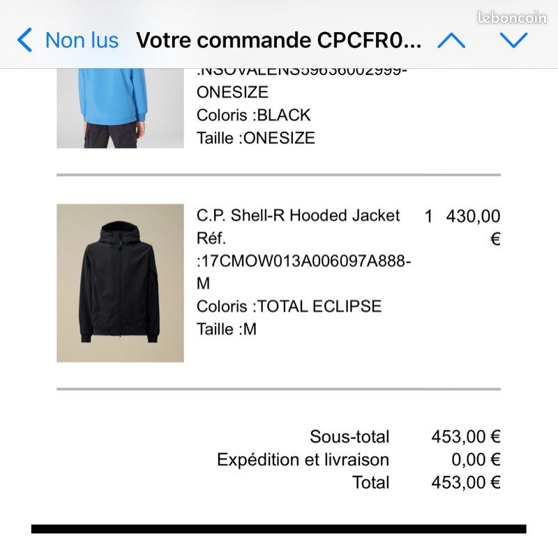Veste CP company hooded jacket (image 5)