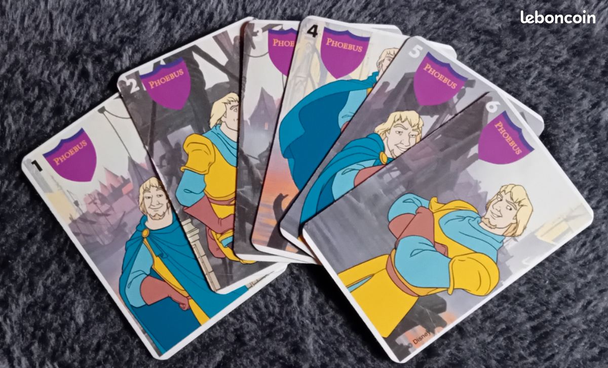 Jeu de 7 Famille vintage Le Bossu de Notre Dame (image 5)
