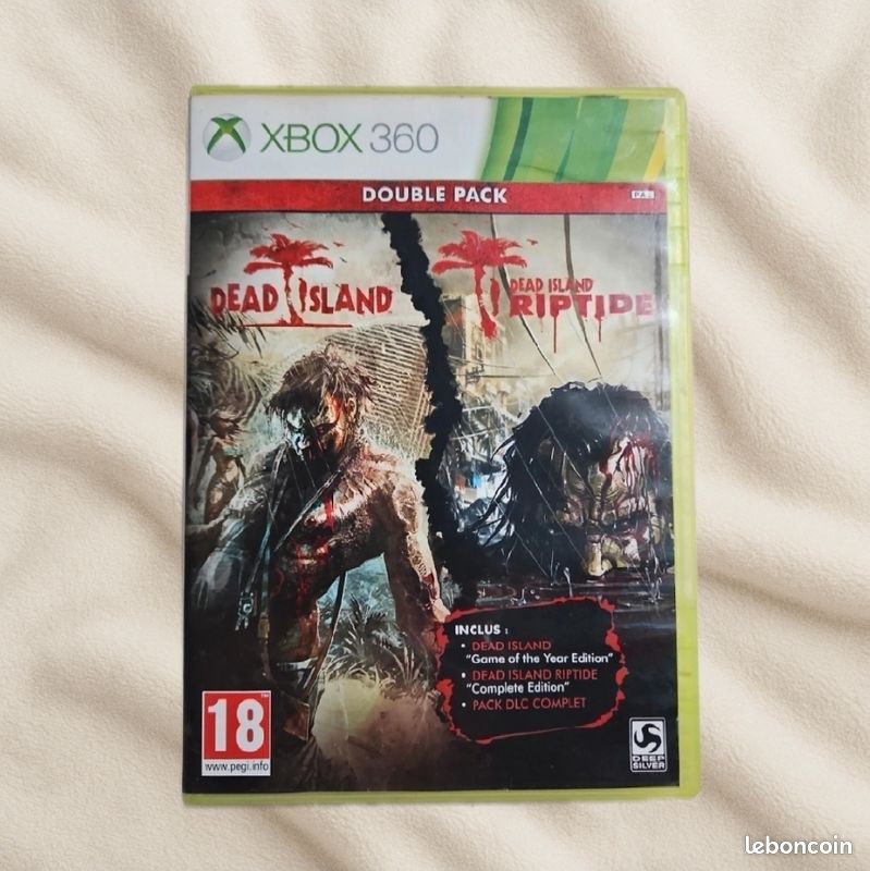 Jeu Dead Island Riptide Xbox 360 - PAL, Complet Avec Manuel, PEGI 18