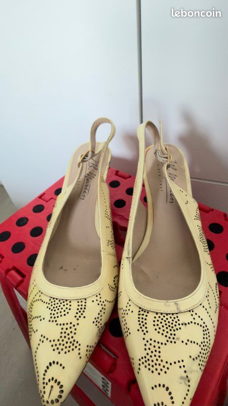 Chaussures à talons pointu beige - JB Martins - T 38.5 (image 4)