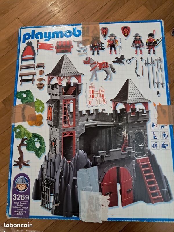 Playmobil Forteresse du dragon rouge + dragon rouge (image 4)