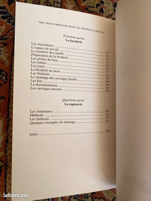 Livre mes trucs miracles pour les travaux d’aiguille d’Anne-Marie Peysson (image 20)