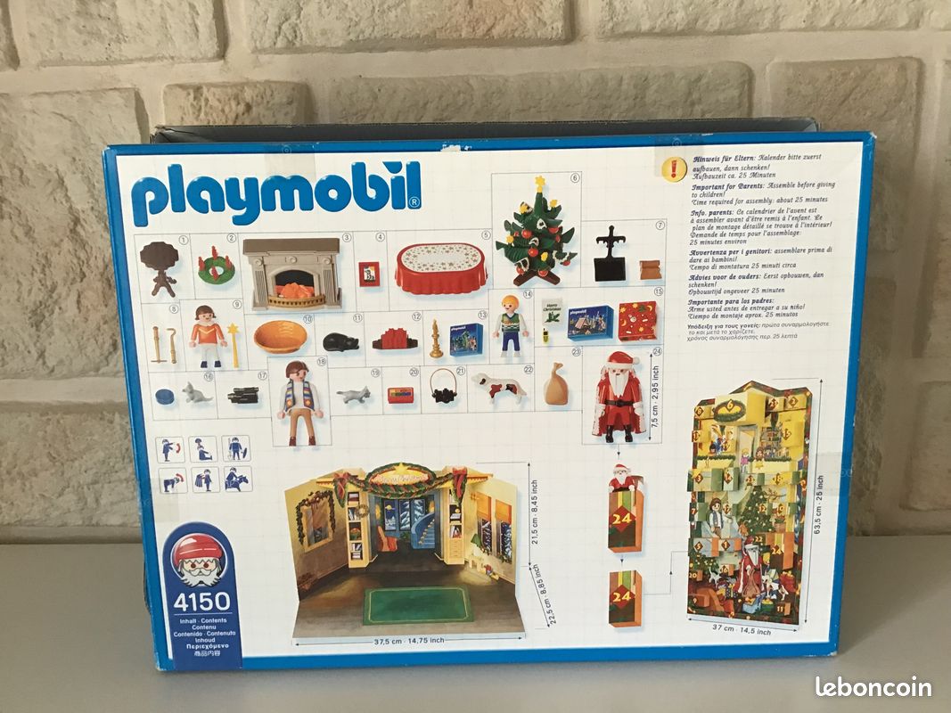 Calendrier De L'Avent Playmobil 4150 - Année 2003, Neuf Et Scellé