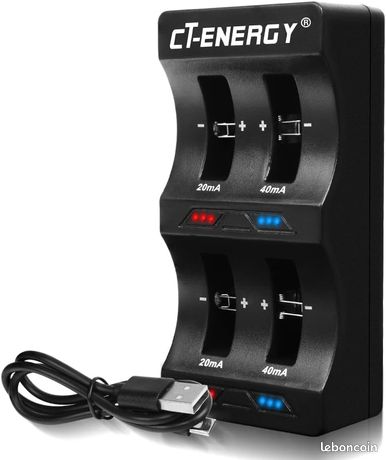 BenjiPower - 5 Piles Bouton LIR2032 Rechargeable - Remplace Les Piles Bouton CR2032