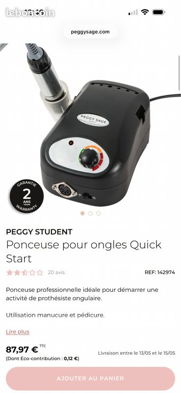 Ponceuse Peggy sage (image 2)