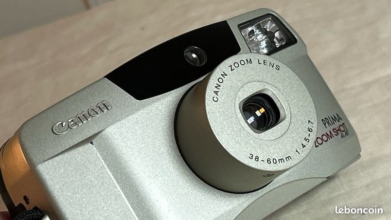 Appareil Photo Canon Prima 5 – Objectif Canon 38mm 1:3,5 – Compact Argentique