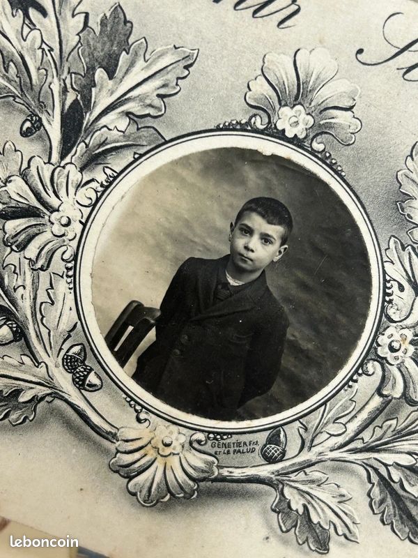 Cartes Photographiques Souvenir Scolaire Papeterie Ancienne (image 9)