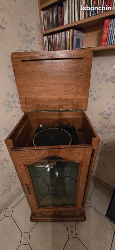 Meuble HI-FI, dessus relevable et tiroir (image 3)