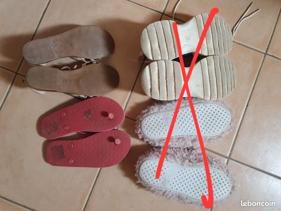 Lot chaussures fille 32 33 (image 3)