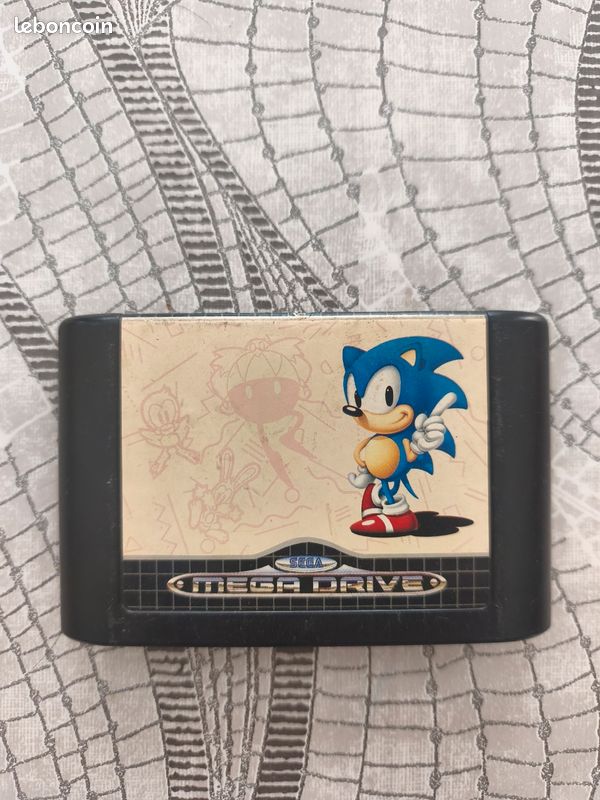 Sonic the Hedgehog – Mega Drive – Cartouche originale – Très bon état – Collection personnelle (image 1)