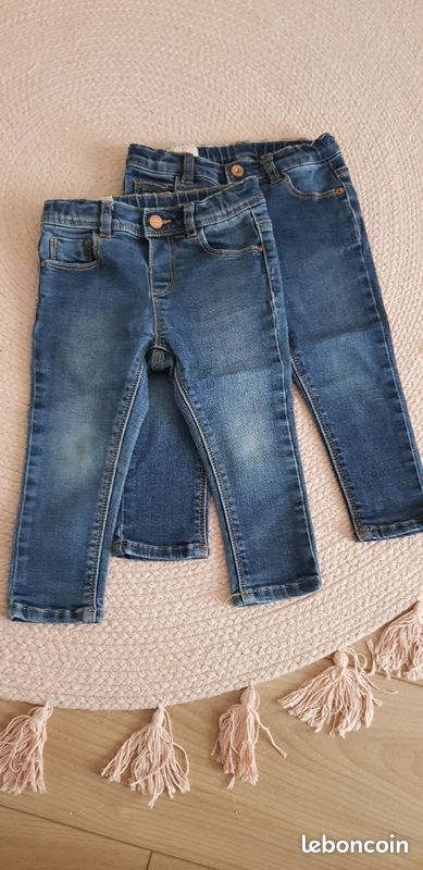 2 jeans Zara 12/18mois (image 1)