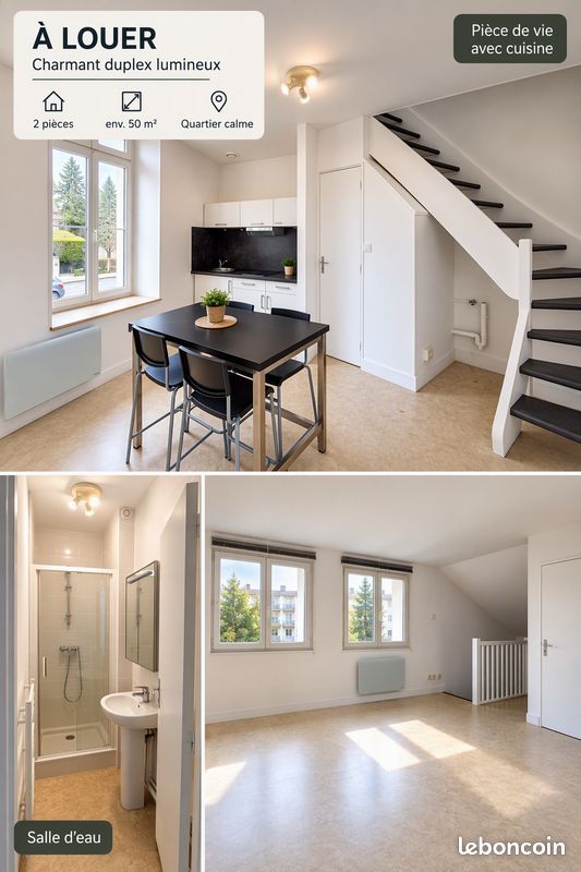 Appartement 2 pièces 39 m² · à Bourges · 39 m² · 510 €/mois