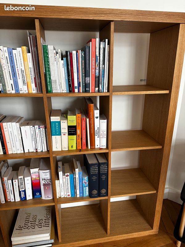 Bibliothèque en bois avec 16 cases Habitat (image 3)