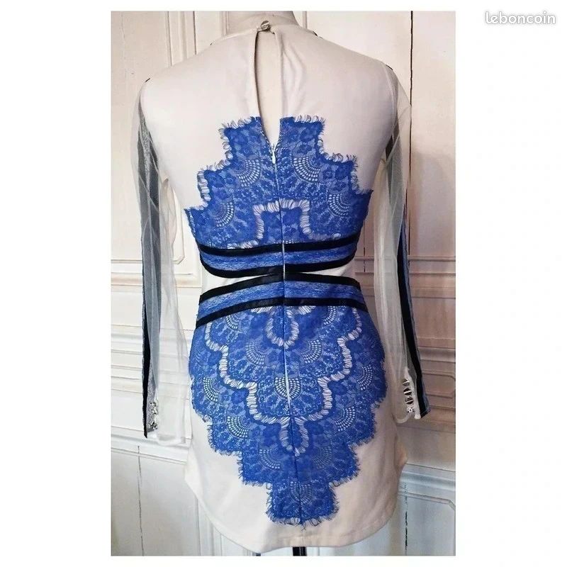 Robe Soirée Chic Sculpturale T XS/S (image 4)