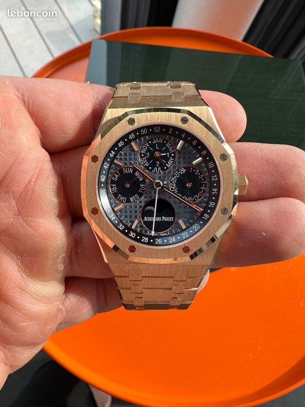 Audemars Piguet Royal Oak Quantième Perpétuel Or Rose – Sous Garantie (image 4)