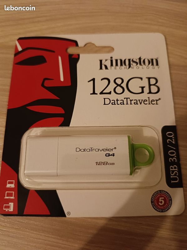 Clé USB Kingston 128 GB (image 1)