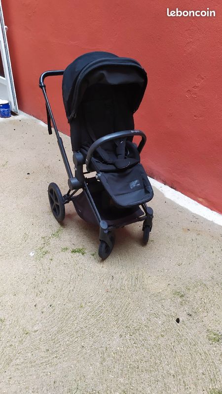 Poussette Cybex Priam + chancelière cuire (image 1)