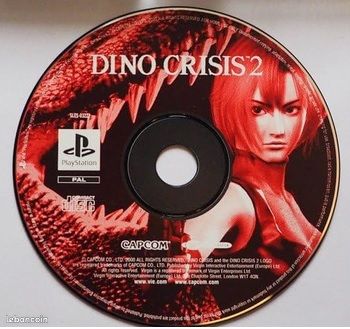 Lot De 2 Jeux Dinosaures Pour PS1 - Version Française, Loose