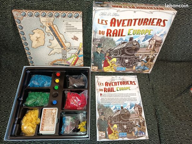 Les Aventuriers Du Rail European Railway Strategy Board Game