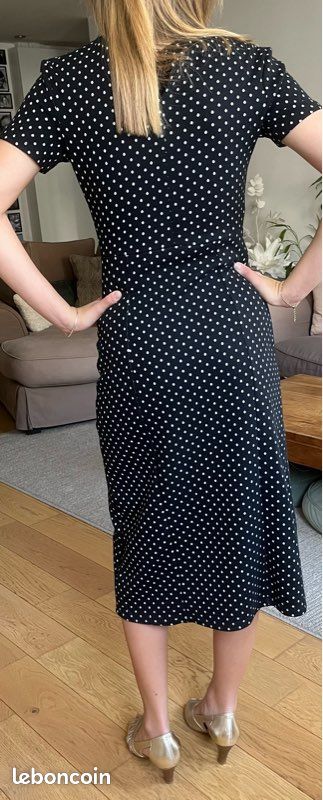 Robe longue fendue Zara (image 4)