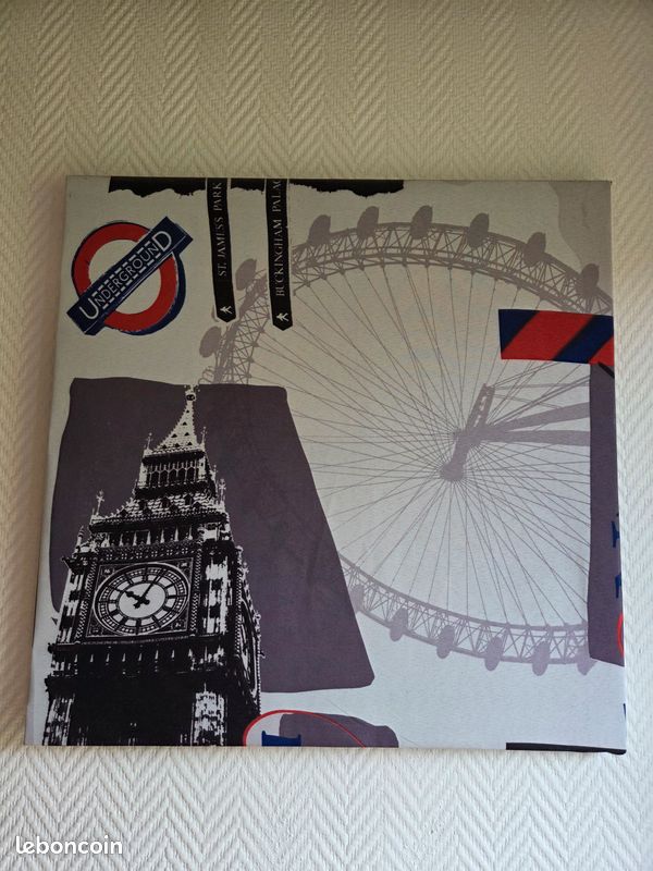 Lot de 3Tableaux design Londres (image 1)