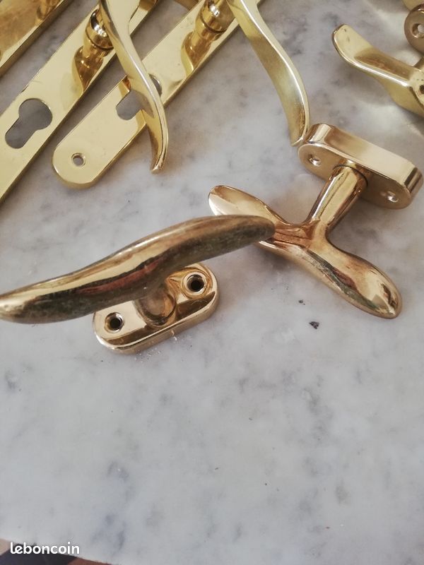 Poignées de porte cuivre (image 2)