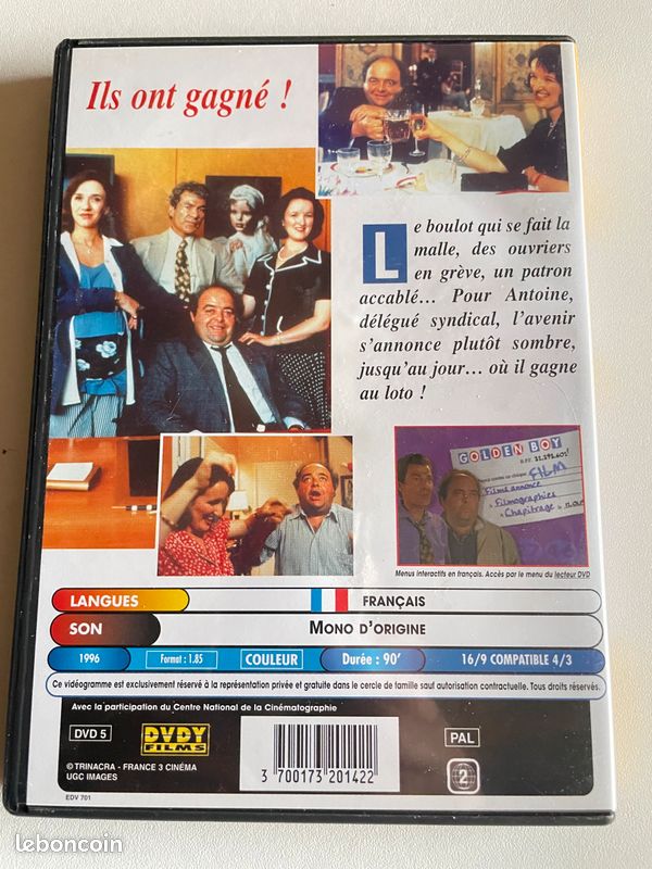 GOLDEN BOY en DVD (image 2)