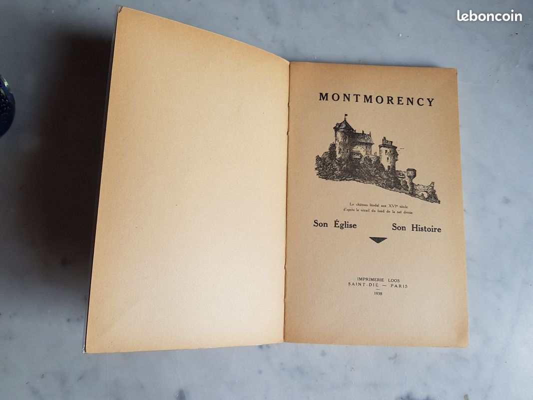 Montmorency : Son église, son Histoire (Couverture souple) Collectif Edité par Imprimerie Loos, 1938 (image 3)