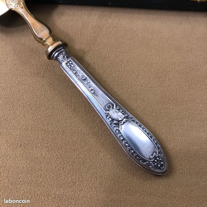 ARGENTERIE PELLE A Tarte En Argent Massif Minerve 1er Titre De Style Art Deco EUR 20,00
