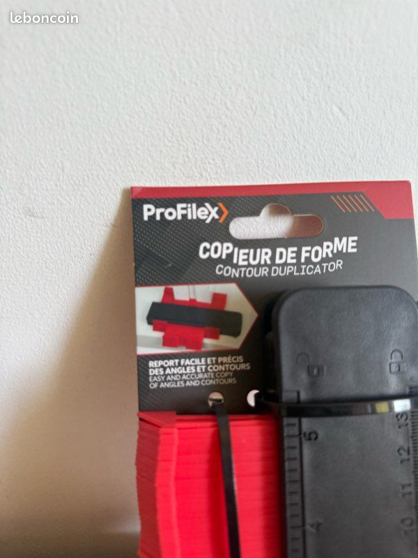 Outil De Traçage Contour - Copieur De Formes Irrégulières - Règle Contour Orange