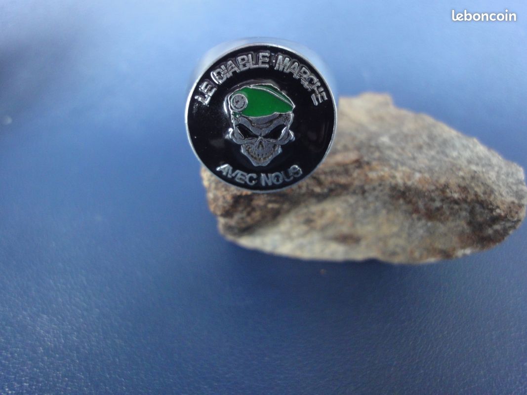 Bague 'Le diable marche avec nous ' de la légion étrangère (image 1)