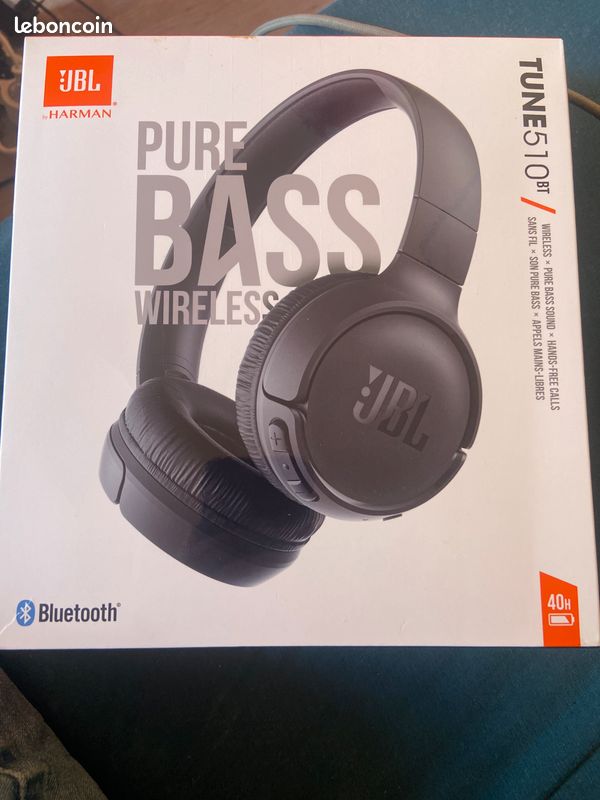 Casque JBL Tune 510BT Bluetooth – avec boîte (image 1)