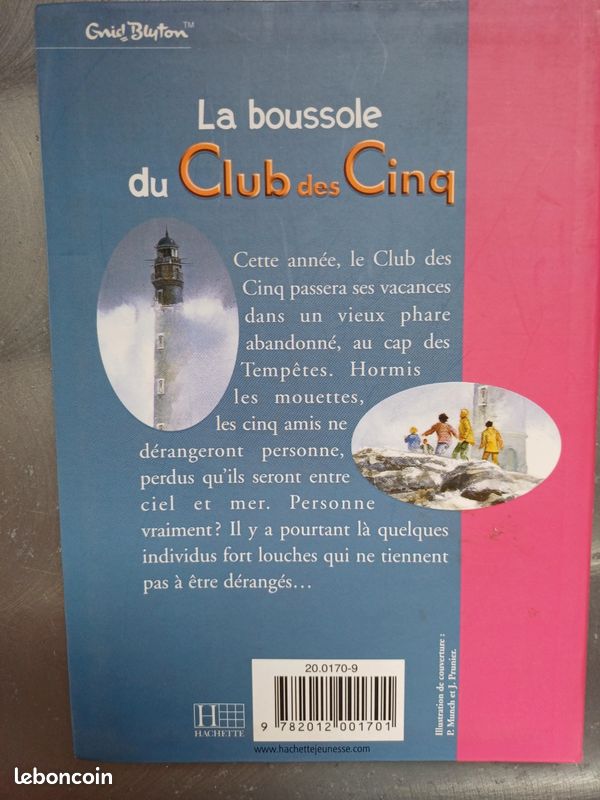 Livre de poche adolescent La boussole du club des cinq (image 2)
