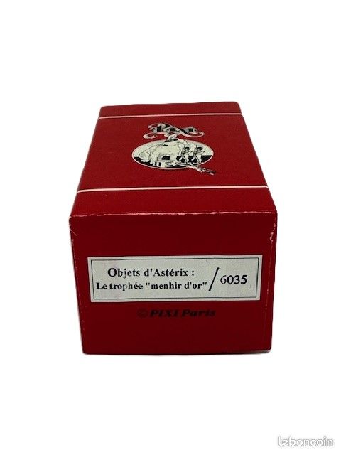 Figurine Pixi Astérix - Le Trophée Menhir D'or - Réf 6035 - Tirage Limité 440 Ex
