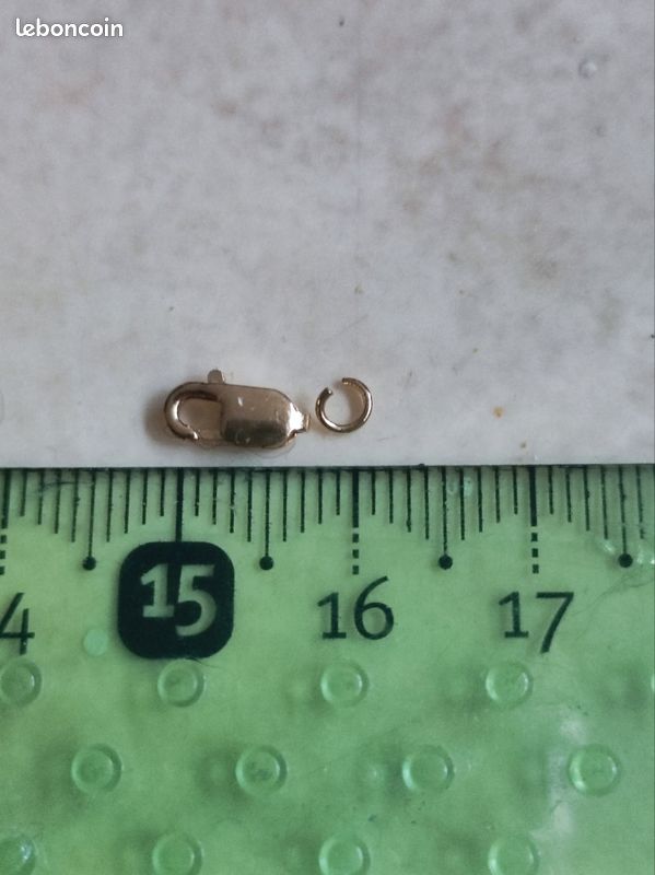 Fermoir De Chaîne En Or Jaune 18 Carats (750) - Neuf Sans Emballage