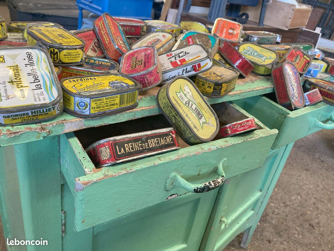 Boîte à Sardines Porcelaine Betoulle Et Legrand Limoges - France - Vintage