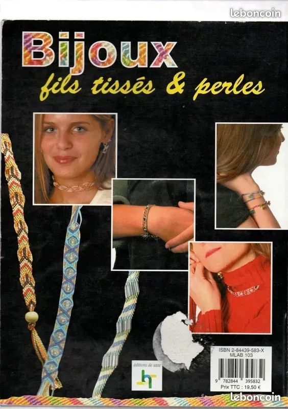 Lot de 4 jolis livres d'instructions sur la création de bijoux en perles (image 6)