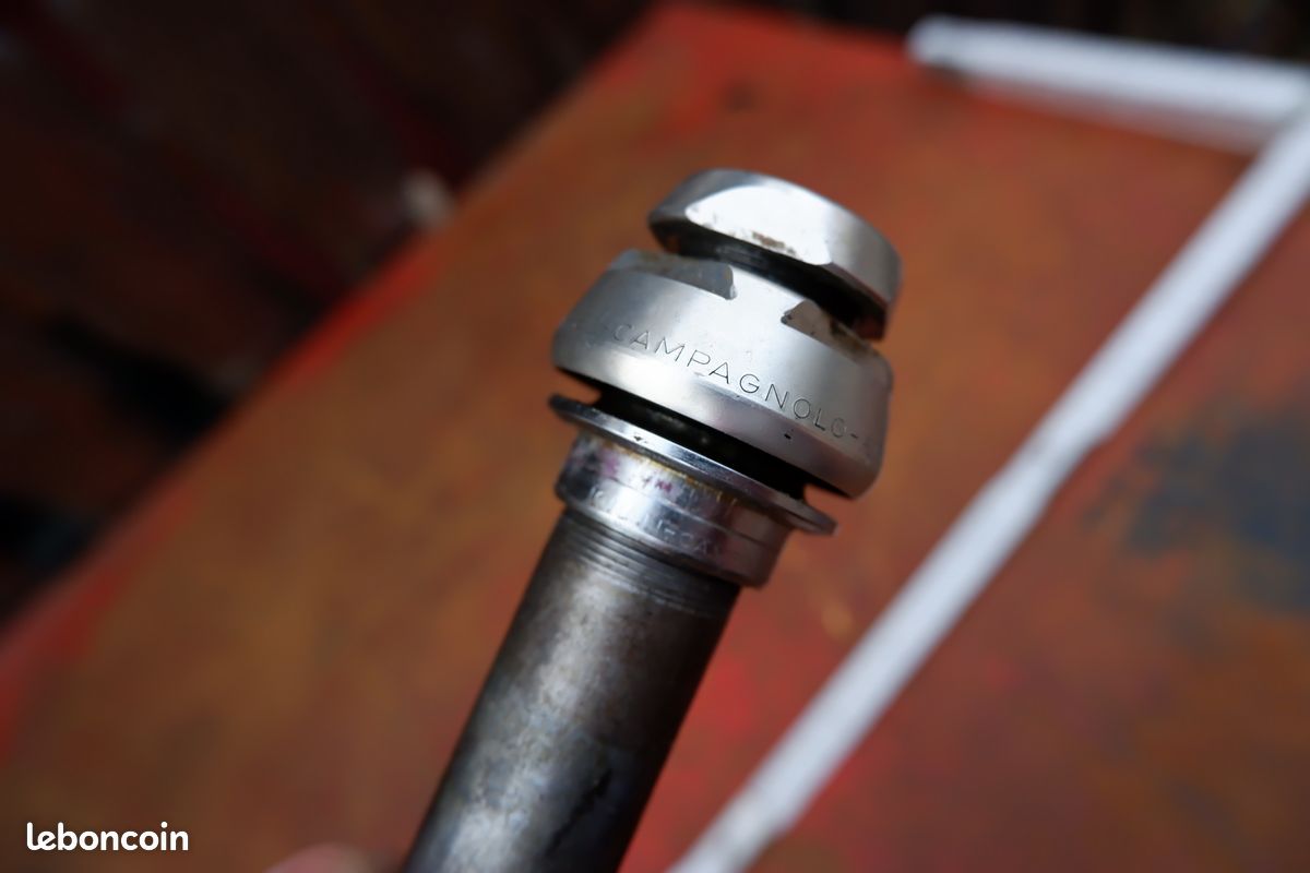 Fourche Avant Acier Columbus Brain Vintage NOS - 1" Filetée Pour Vélo Route - Années 90