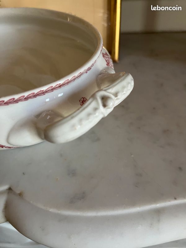 Légumier ancien en faïence anglaise – modèle Ledbury – Belle Époque (image 8)