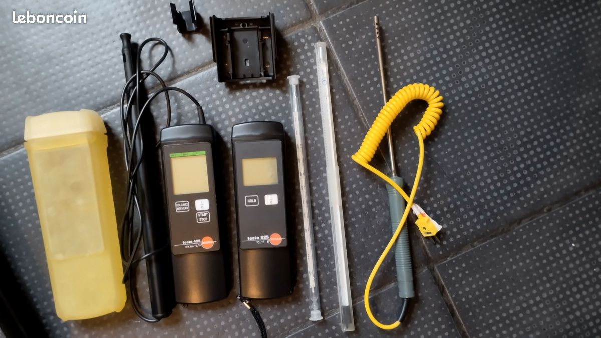 Anémomètre compact à fil chaud testo 425 et 925 avec sonde télescopique (image 2)