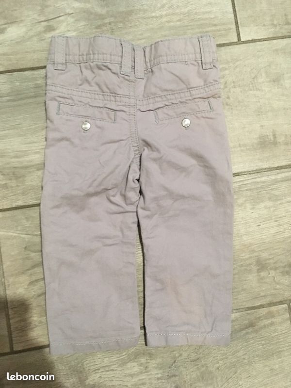 Pantalon gris bébé (image 2)