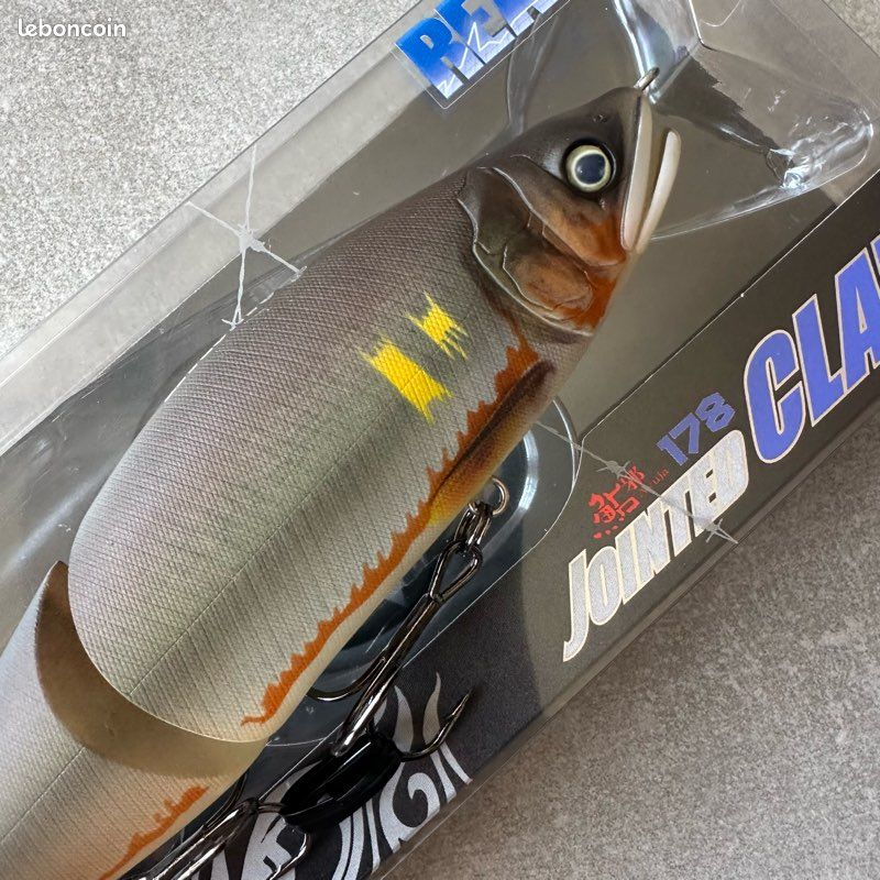 Leurre Gan Craft Jointed Claw 178 - Flottant - INT-01 - 178mm, 2 Oz - Neuf